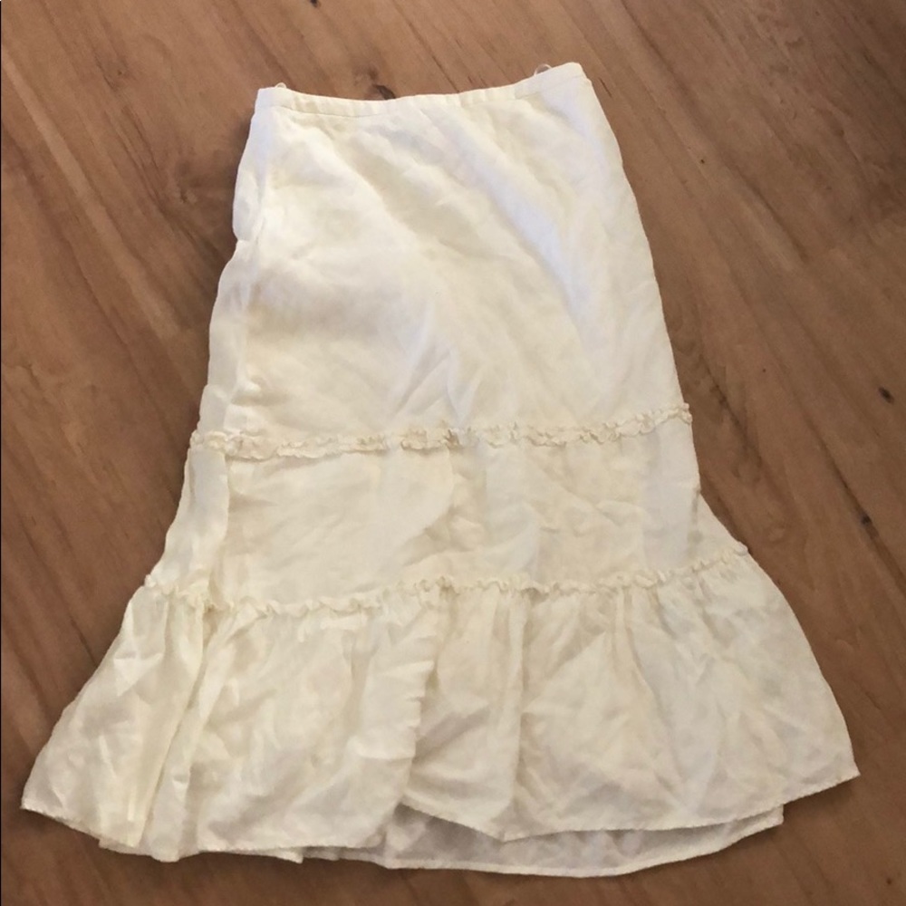 INC white skirt.